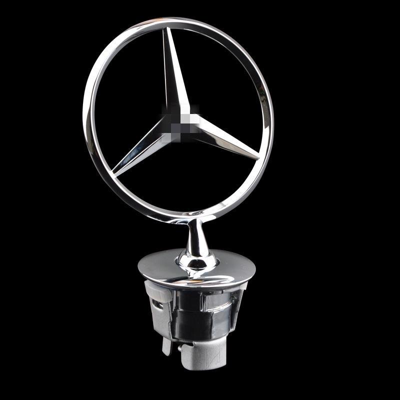 Premium Mercedes Benz Chrome Logo Hood Badge Emblem For Classic And Modern W201 W124