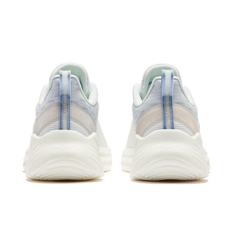 Hongxing Erke Chengfeng 2.0 Comfortable Lightweight Shock Absorbing Wear Resistant Low Top Running Shoes Women Sneaker White Purple 52124103042-004