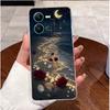 Phone Case For Vivo V25 Y35 Casing Luxury Cute Love Heart Rabbit Funny Pattern Transparent Silicone TPU Soft Shell Back Cover