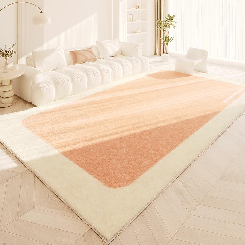 Dopamine Color Bedroom Decor Carpet Large Area Carpets for Living Room Thickend Plush Lounge Floor Mat Fluffy Soft Cloakroom Rug