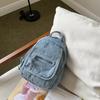 Dżinsowy Plecak Damski Duża Pojemność Retro Torba na Ramię Crossbody Wielofunkcyjna Torba na Pierś