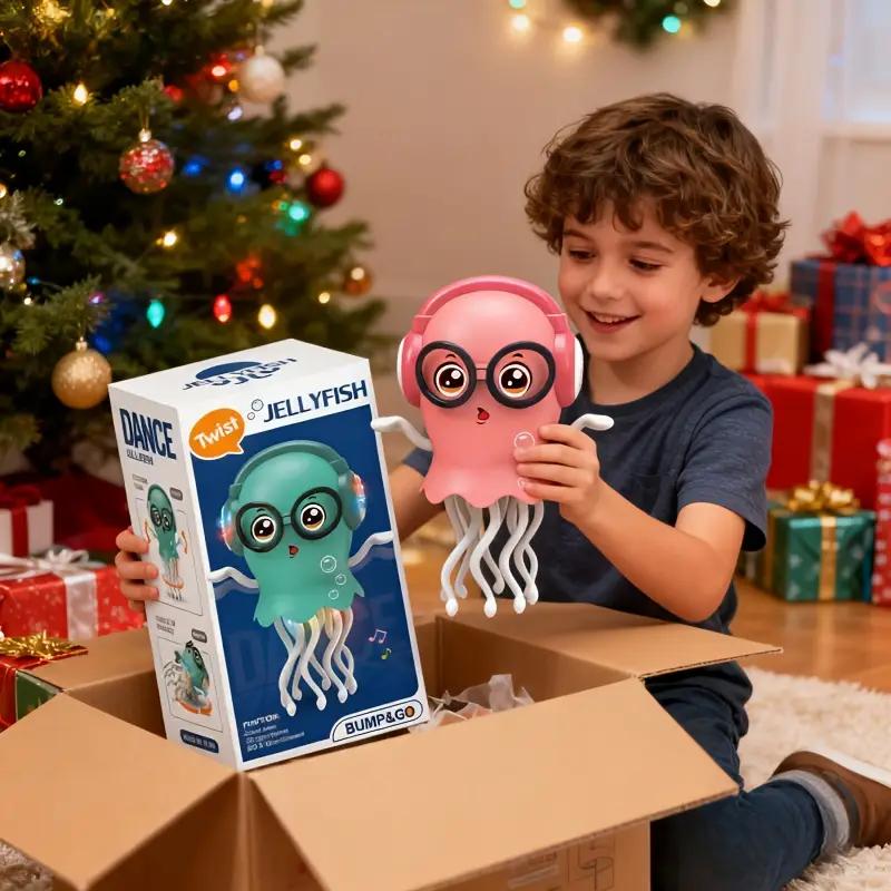 Dancing Jellyfish Interactive Toy – Light & Music Sensory Electric Toy for Kids, Ideal Gift for Boys & Girls