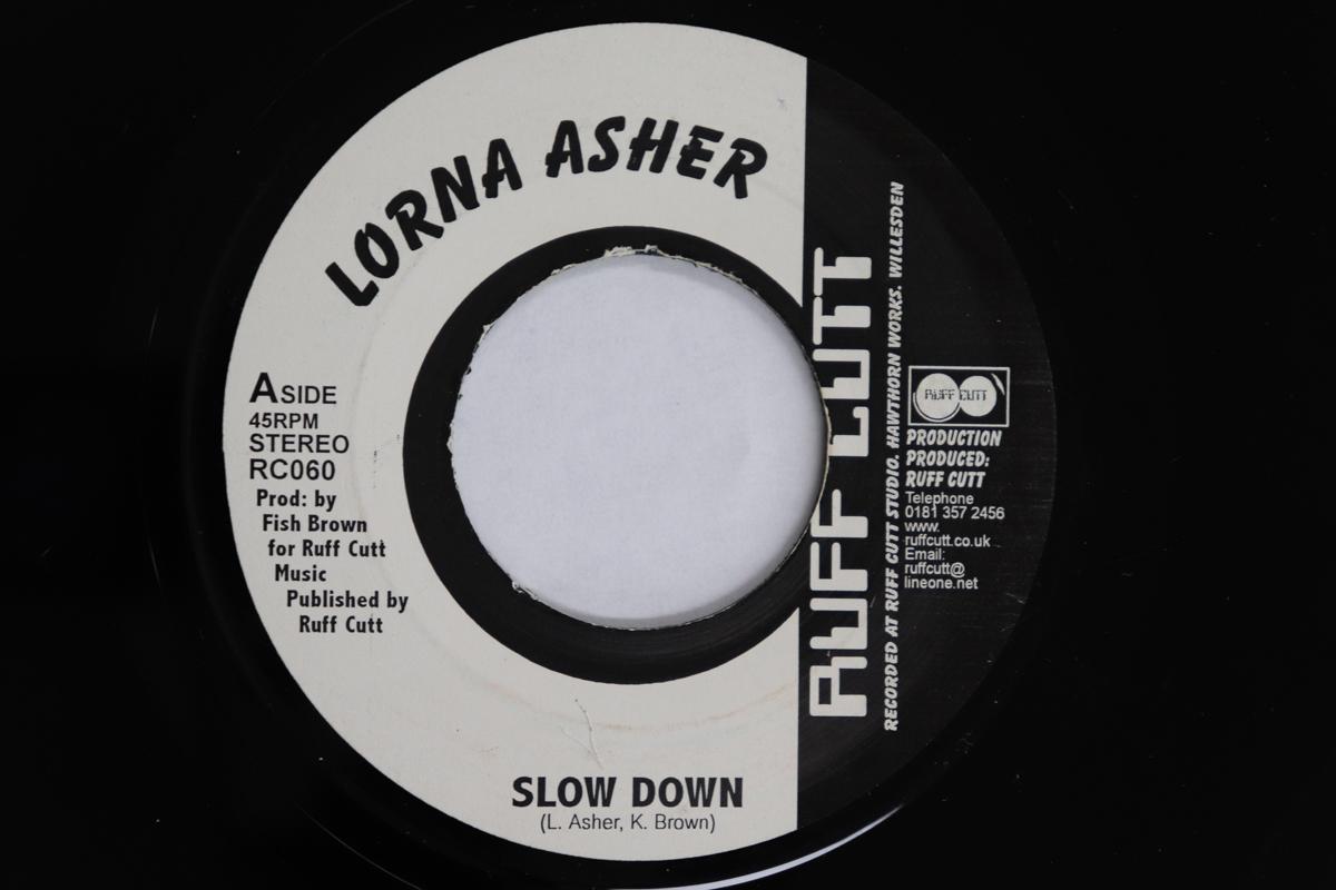 

7inch Record LORNA ASHER / SUPA SASS - Slow Down / Courthouse No Nice RC060 RUFF CUTT 1999 UK Reggae, Ska & Dub Used
