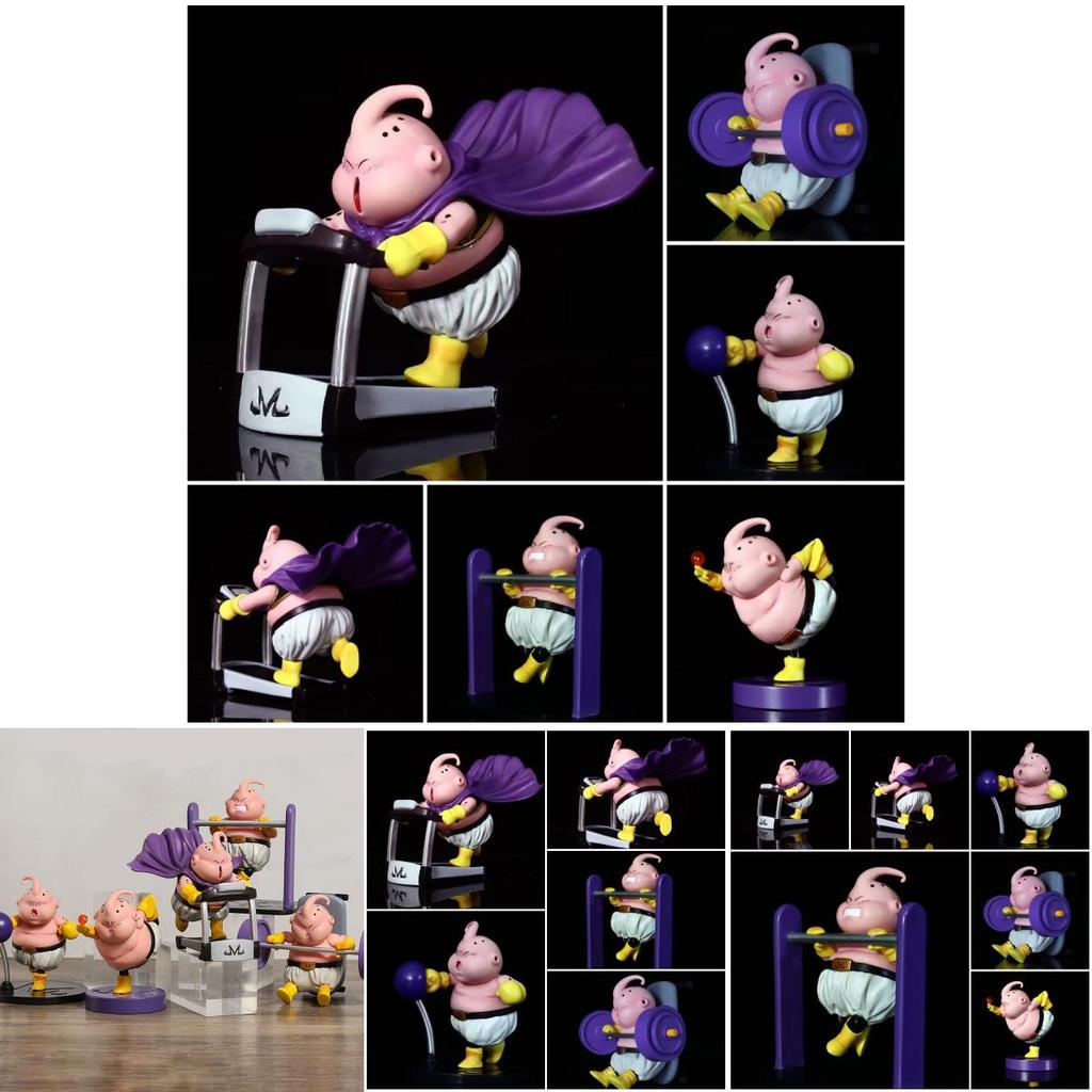Dragon Ball Z Majin Buu Figure Cool Cute And Eco-friendly Pvc Material For Fitness Fans