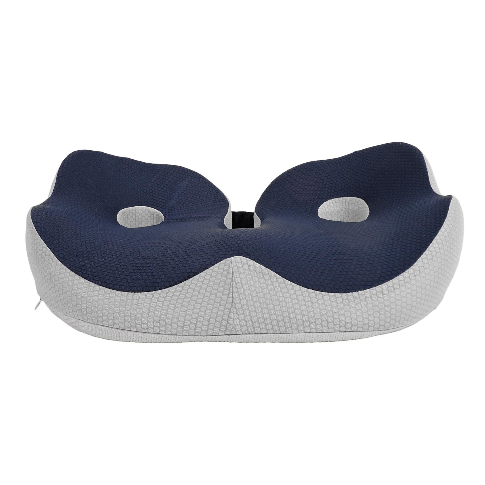 

Seat Cushion Memory Foam Anti Slip Tailbone Cushion Provide All Day Comfort Multi Use Car Office темно-синього кольору