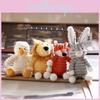 Adorable Plush Toy Keychain Lovable Animal Figures Perfect For Bags Keys Fun