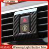 Auto-Warnlicht-Tastenfeld-Abdeckungs-Ordnungsaufkleber für BMW X3 G01 X4 G02 2018 2022. Auto-Styling
