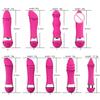 Mini-Kugel-Vibrator Leistungsstarker AV-Vibrator G-Punkt Klitoris-Stimulator Wasserdichtes Sexspielzeug für Frauen