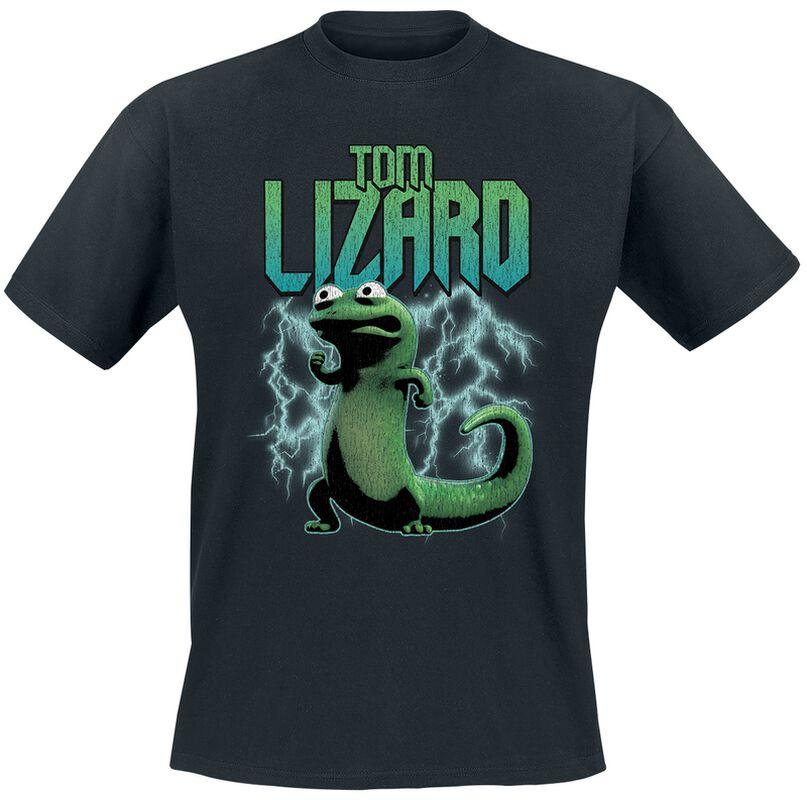 Cartoon Open Mouth Green Lizard With Bold Letter Print Tshirt Unisex Dark Gray Cotton Oneck Casual Short Sleeve Graphic Tee