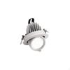 COB Recessed Ceiling Light, AntiGlare Spotlight, Adjustable Lightemitting Diode Downlight Warm Light