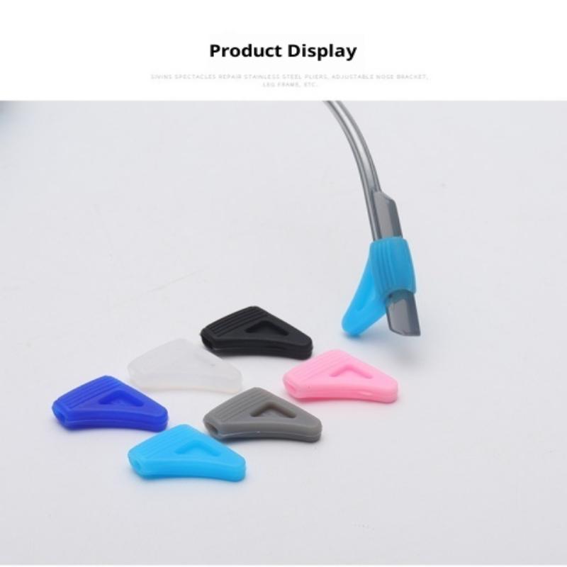 5Pairs Glasses Ear Grip Sport Eyeglasses Ear Hook Silicone Anti Slip Eyewear Comfortable Safe Temple Tips Sleeve Retainer Holder