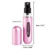 Mini Perfume Atomizer - Compact Refillable Spray Bottle for Travel, Leak-Proof & TSA Compliant