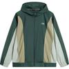 Li Ning Sports Lifestyle Series Ležérní minimalistická barevně blokovaná mikina s kapucí na zip Pánská bunda Zelená AFDU667-2