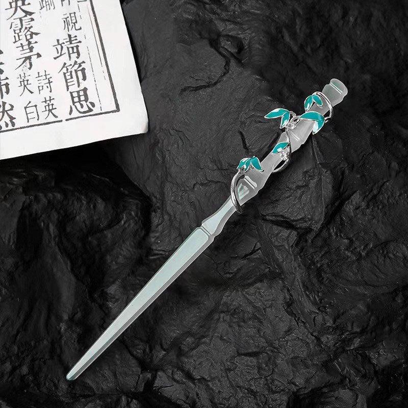 Diamantbesetzte Haarnadel mit Lotusquaste: Eleganter chinesischer Stil mit Perlenblumen- und Friedensschloss-Design, perfekt für Frauen.