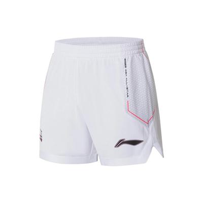 Шорты баскетбольные профессиональные Li Ning CBA Series SS22 мужские шорты белые AAPS153-1