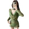 New Women's Split Four-piece Set of Pure Desire Sexy Blouse Bikini Beach Hot Spring Vacation Swimsuit Women