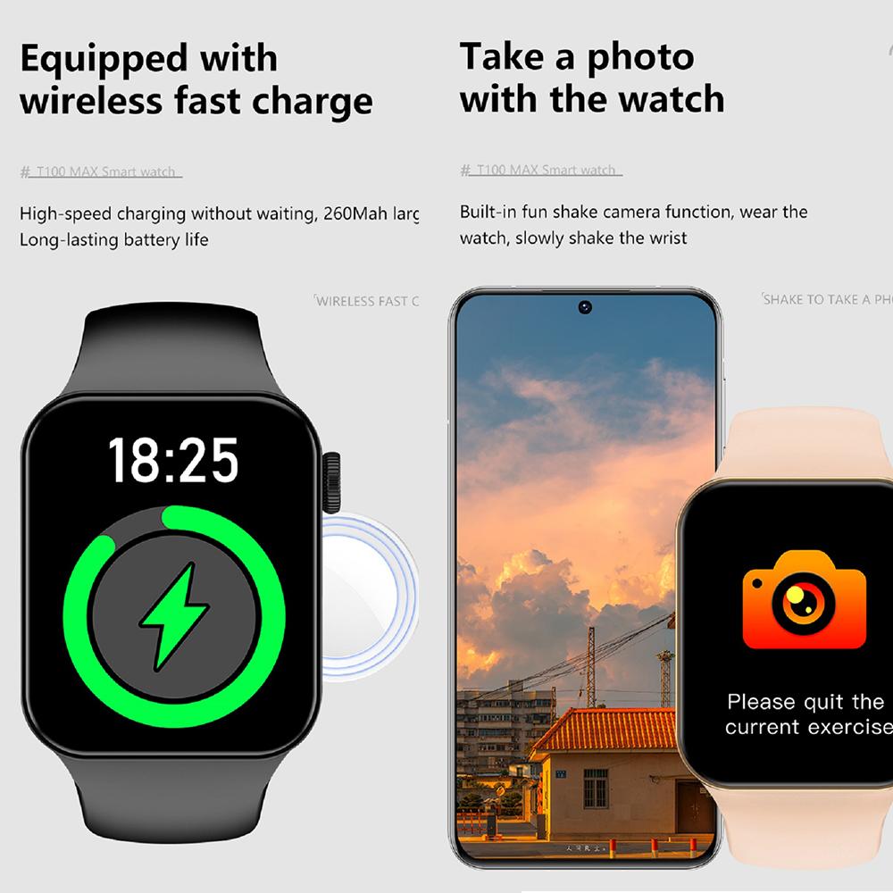 Nfc Smartwatch Men Women Blue Tooth Call Music Wireless Charging Waterproof Fitness Tracker Smart Watcht Xiaomi For Ios Android