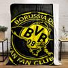 BVB Fan Club Logo Blanket Print Blanket Soft and Cozy Perfect for the Living Room Bed Sofa or a Nap,gift