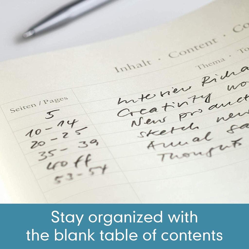 Leuchtturm A5 Notebook with Dotted Grid, Nordic Blue, 354586, Officially Imported