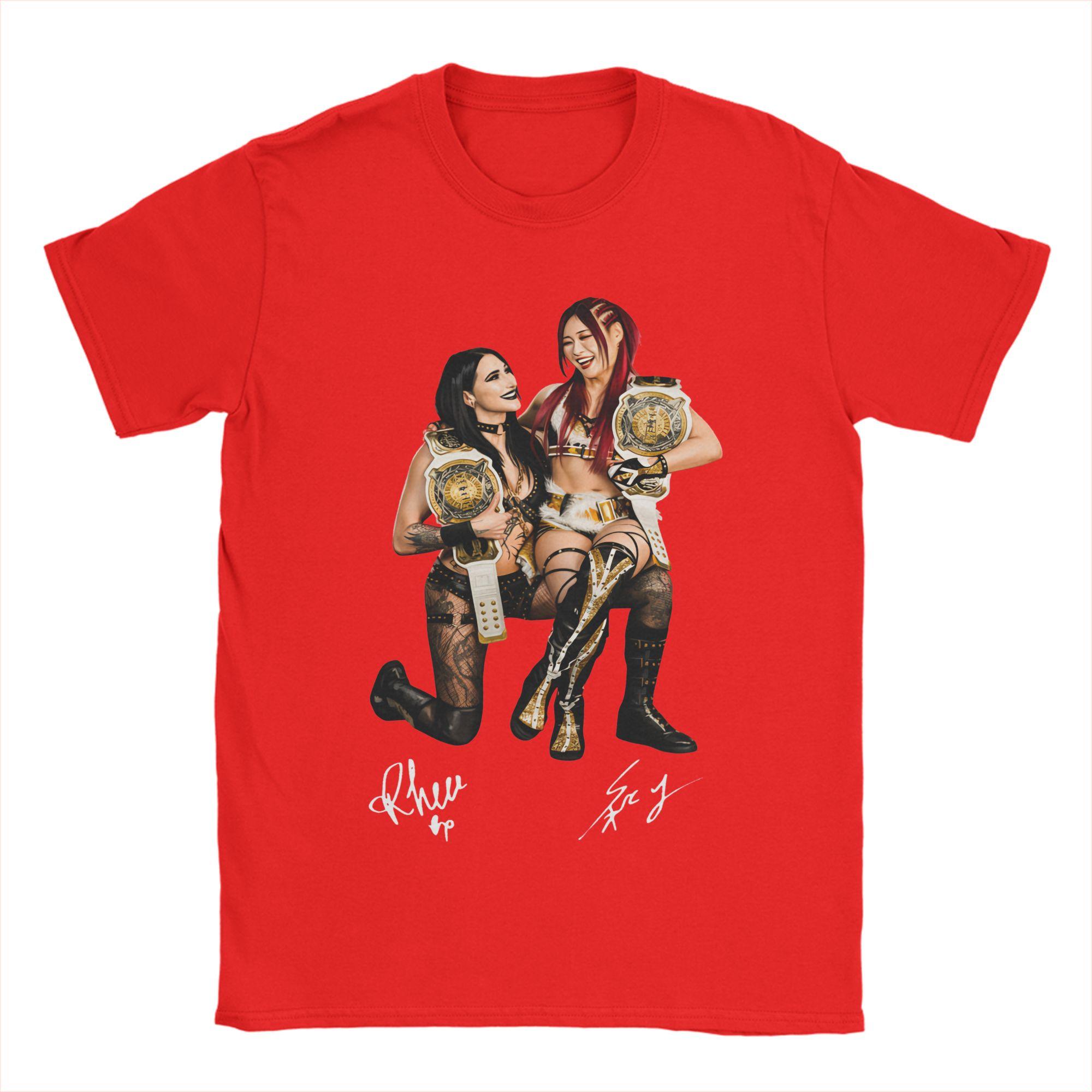 

Unisex Women Graphic Printing Rhea Ripley Iyo Sky Rhiyo Wrestling Tee T Shirt Cotton Tshirts Clothes S