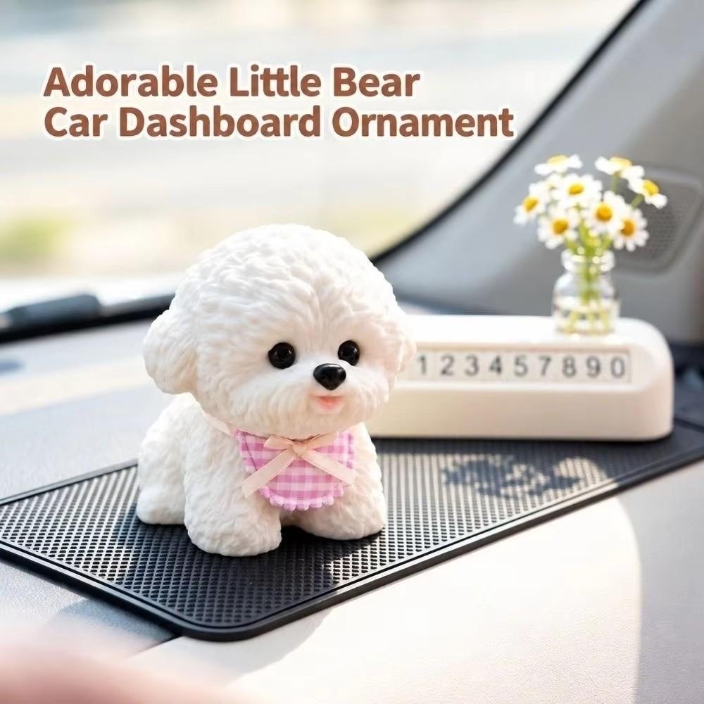 Simulation Pet Car Dashboard Decor Slow Rebound Squeezable Ornament Center Console