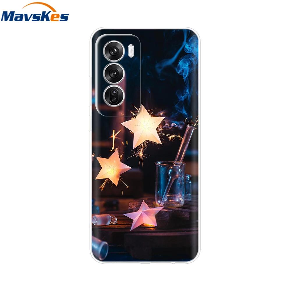 For OPPO Reno 12 5G Case Transparent Cover For OPPO Reno12 Pro 5G Reno12 Luxury Marble Soft Silicone TPU Phone Cases Funda Capas