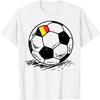 Belgium Flag Belgian Soccer Football Fan Men Women Kids T-Shirt