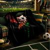 Jo-ker In Green Suit Throws Blanket Flannel Blankets Plush for Couch Bed Gifts for Men Women Travel Picnic Blanket Christmas Fan Gifts
