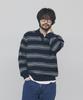 Geonjiulleunseu Cashmere Blend Striped Collar Knit Collection