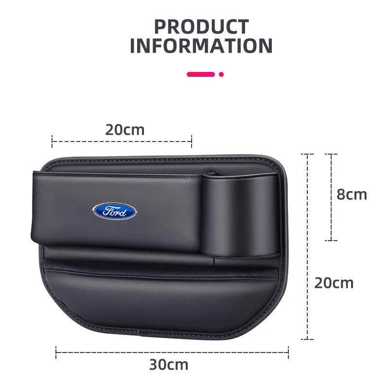 Hot Car Seat Gap Organizer Storage Box Pocket Multifunction For Ford B-Max cmax smax KA st line Galaxy Expedition Mondeo Accesso