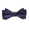 [runootPR] Blue Bow Tie for Men, Easy To Put On and Take Off, Adjustable, Suitable for Weddings, Receptions, Entrance Ceremonies, Parties [Item]