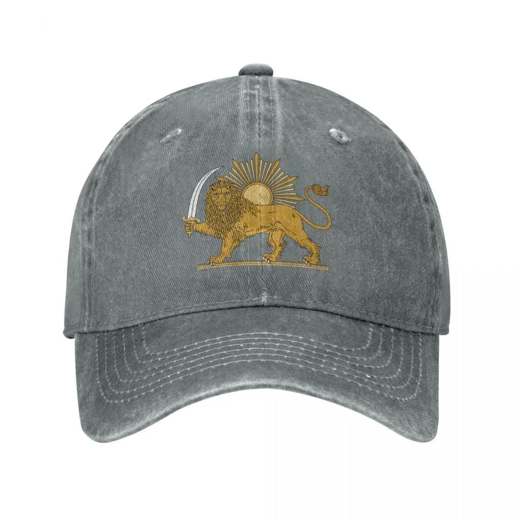 Persian Lion and Sun Pride Baseball Cap Luxury Man Hat Icon Golf Hat Luxury Woman Cap Men'S
