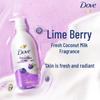 DOVE Lime Berry Coconut Milk Essence Shower Gel