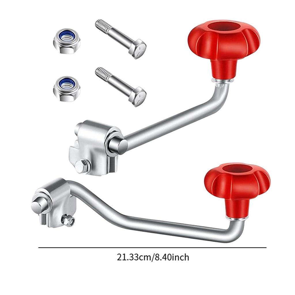 Jack Top Wind Handle Replacement Mount Hardware Equipment Garage Trailer Jack Crank Handle for Campers Roadside Assistance RV