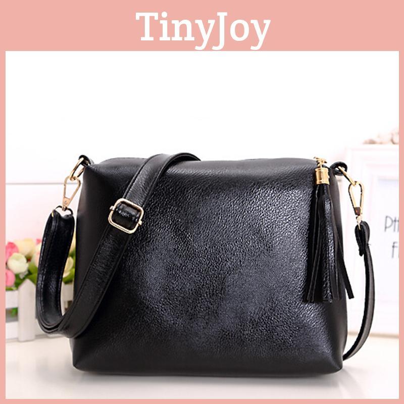 Women Cross Body Bag Colorful Fashion Shoulder Diagonal Handbag Bagtassel