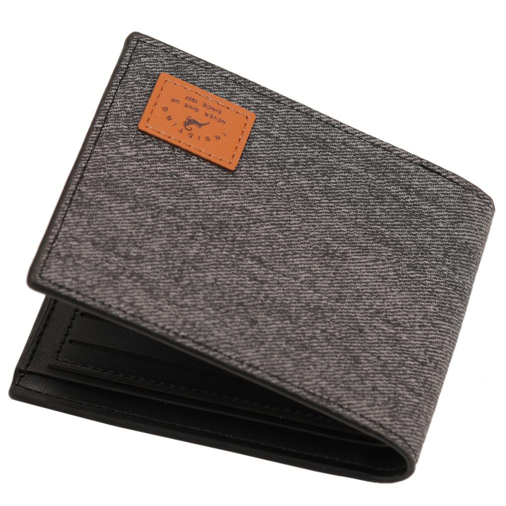 Männer Brieftaschen Dünne Brieftasche Männlichen Geld Geldbörsen Leinwand
