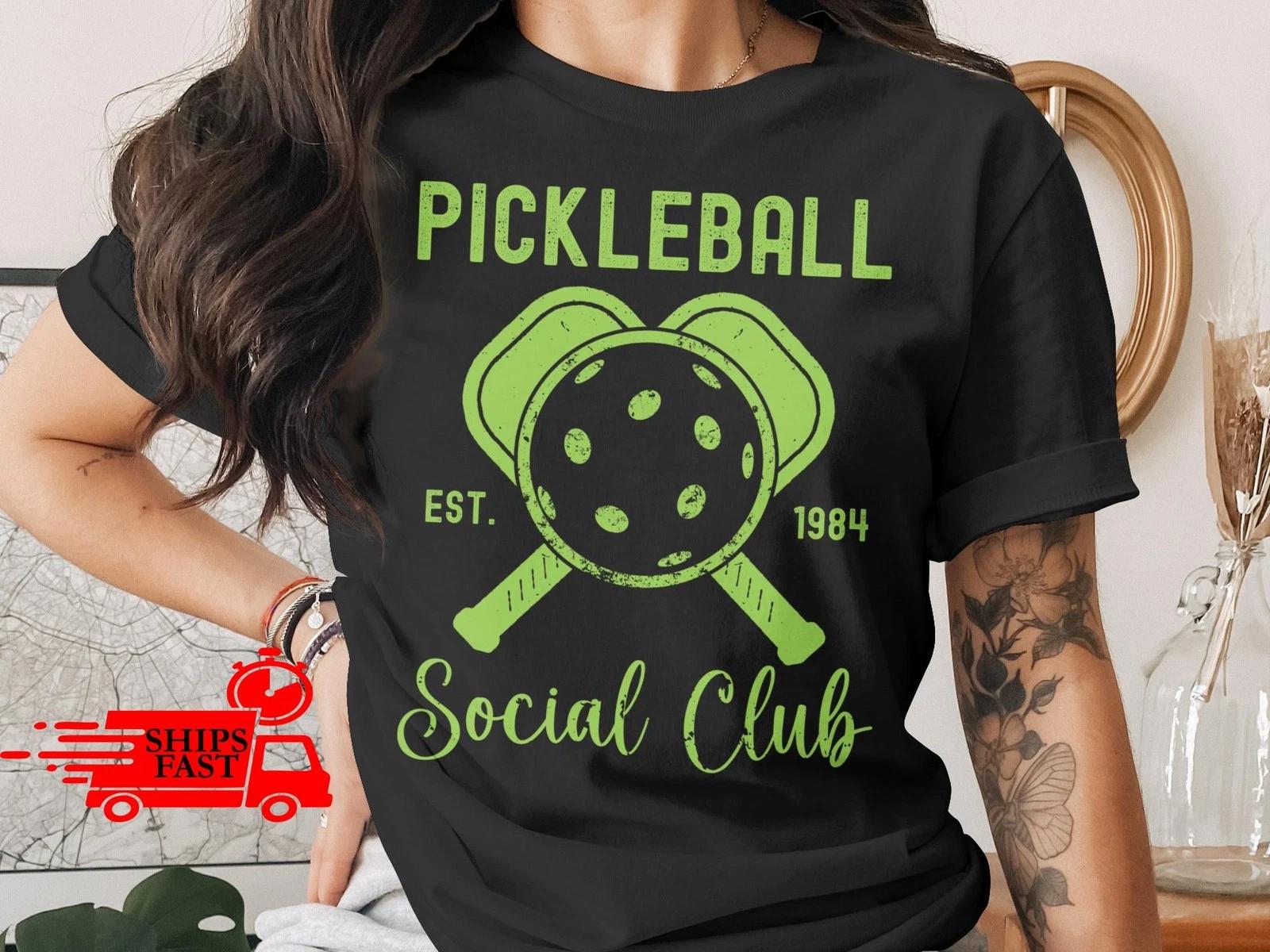 Pickleball T Shirt Comfort Colors Vintage Style Social Club Established 1984 2XL