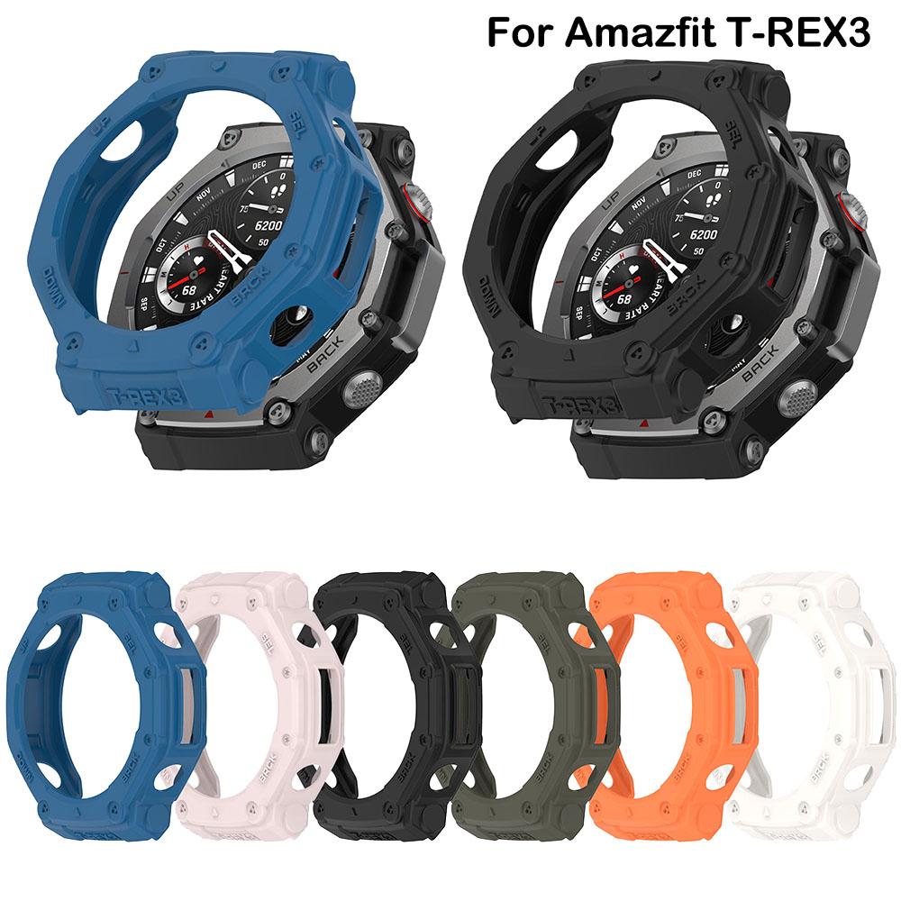 Ochranné pouzdro pro Amazfit T-REX 3 Rám Tvrdé pancéřování Dutý tpu Kryt Ochranný obal pro Huami Amazfit T-Rex3 Pouzdra Nárazník