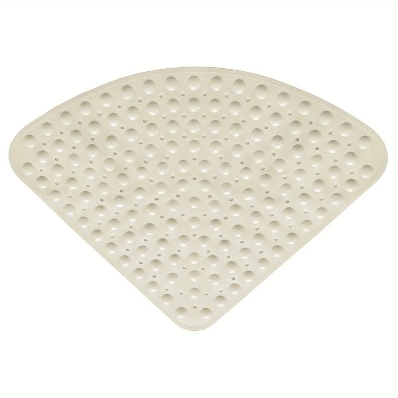 

Fan-Shaped Non-Slip Mat with Suction Cups And Drainage Holes Made of PVC Material Suitable for Bathtubs Bathrooms And Can Be Machine Washed 54x54cm