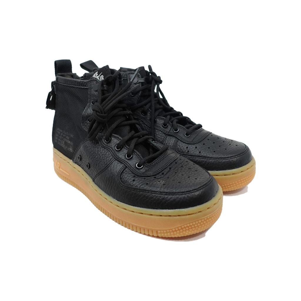 Nike SF Air Force 1 Mid Black Gum GS AJ0424-001