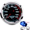 40~140 Celsius 52MM Racing Gauge Water Temperature Gauge Kit Car with Temp Joint Pipe Sensor Adapter Radiator 28-40MM Custom 12V