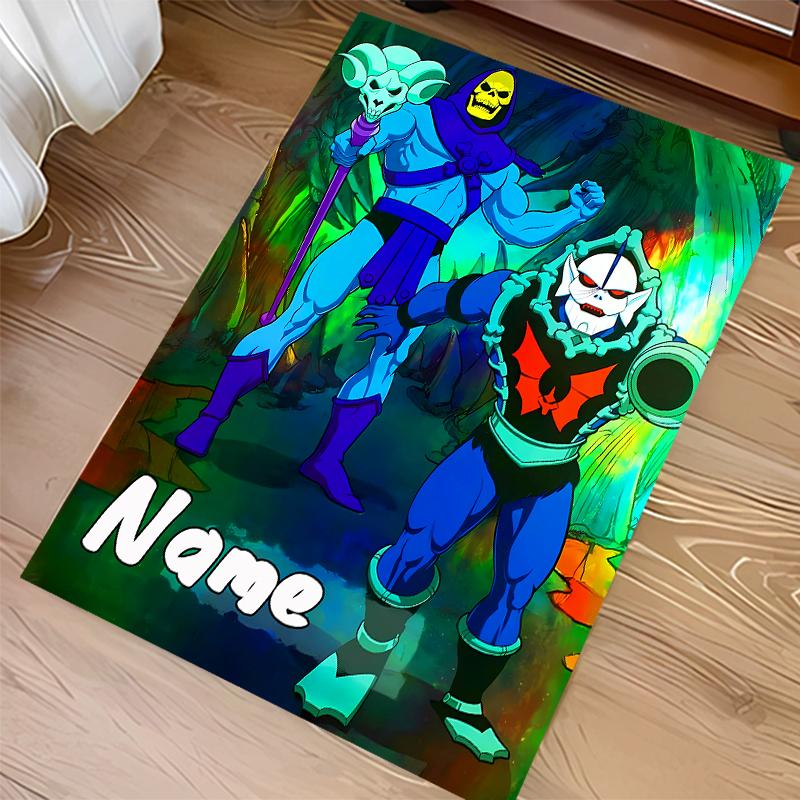 Custom Personalization He-Man and the Masters of the Universe Print Area Rug - Soft, Washable Non-Slip Indoor Mat,Living Room,Home&Office Decorative R