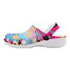 Colorful Printed EVA Garden Clogs Unisex Breathable Slip On Shoes for Beach Pool Home Bathroom Summer Walking Home Garden Use
