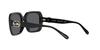 Coach HC8329U BLACK 53 Women's Sunglasses,