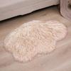 Cloud-Shaped Long Pile Rug for Bedroom or Living Room - Cute, Luxurious, and Machine Washable