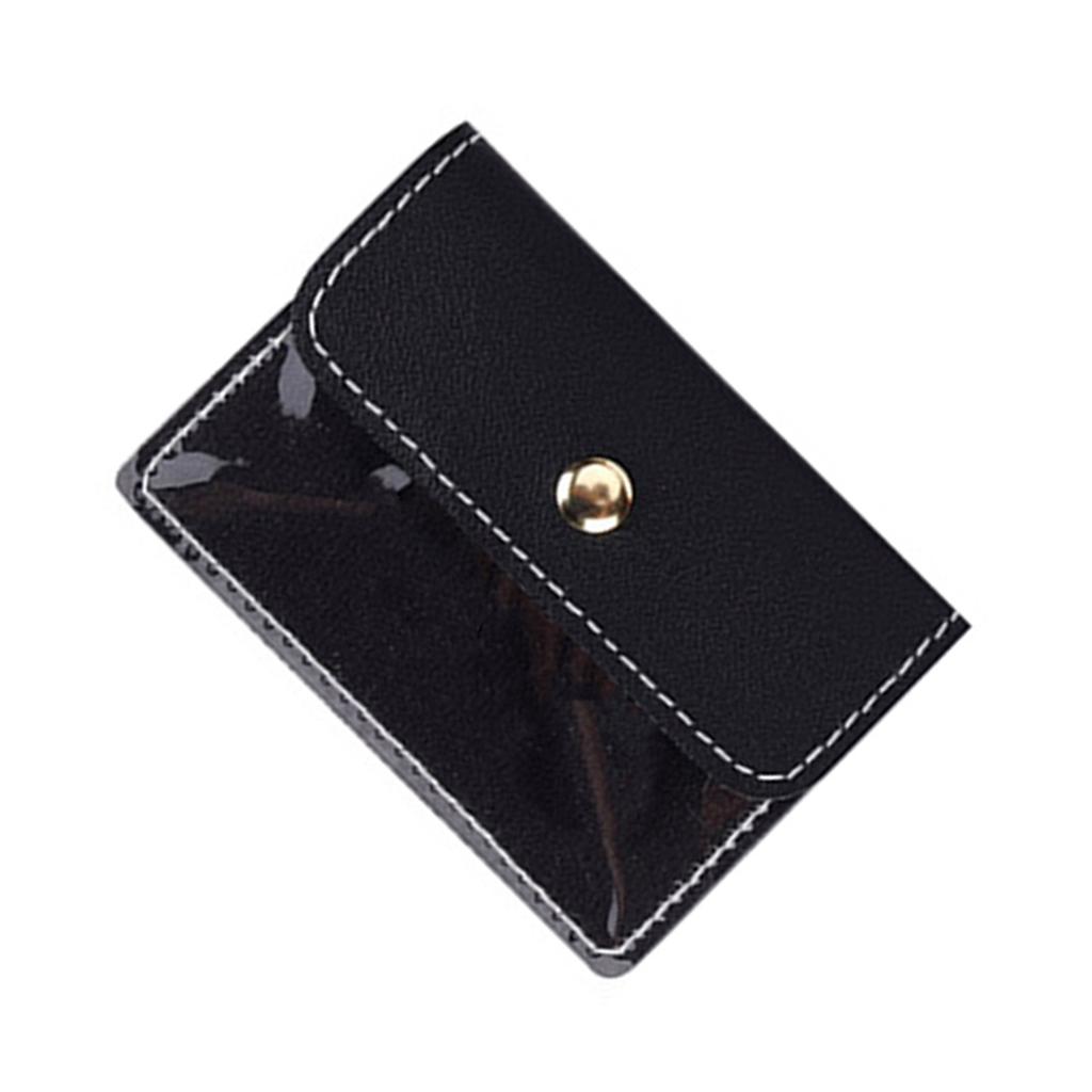 Stilvolle Schmuckbeutel aus Kunststoff Halskettenbeutel Aufbewahrungsorganisatoren PVC-Textur Geeignet für Reisen im Freien und den täglichen Gebrauch