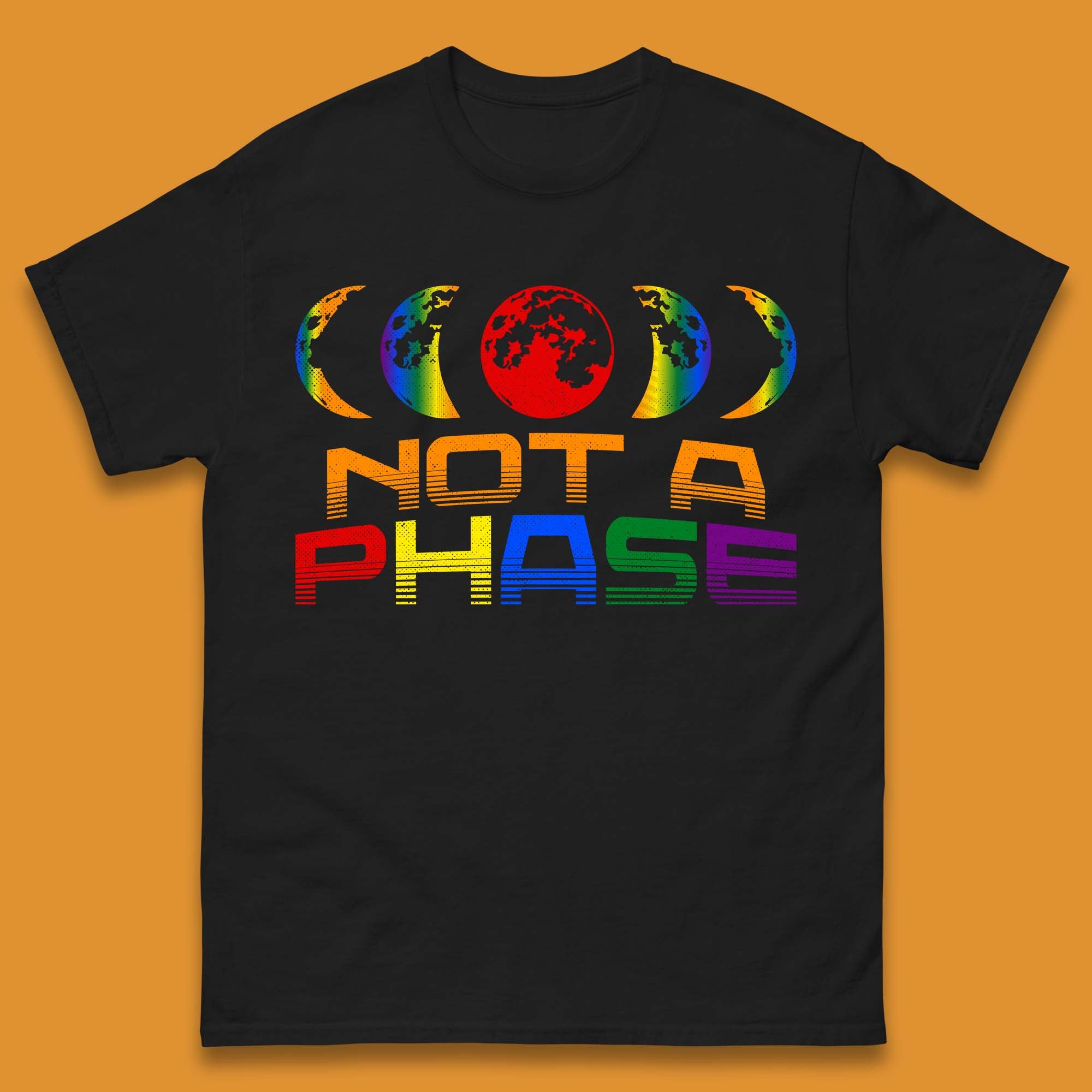 Not A Phase Mens T-Shirt Womens Tops Tees L