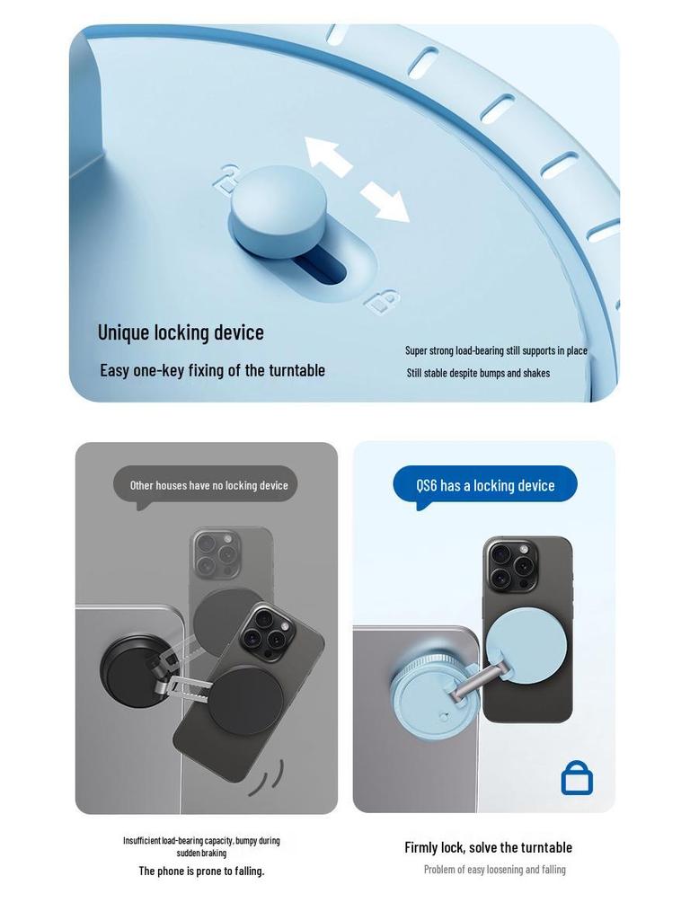 Doraemon 360° Magnetic Car & Desktop Phone Holder Stand