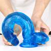 Super Large Color Transparent Simulation Fake Penis Penis Female Adult Erotic Sex Products