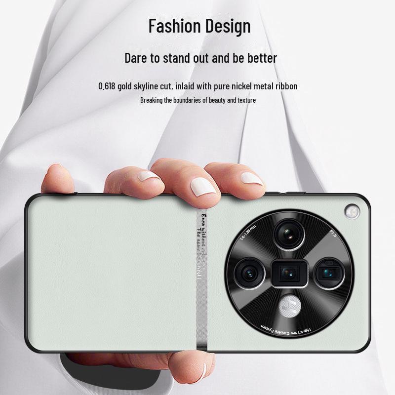 Ochranný kryt z tekuté kůže pro Oppo Find X7 Ultra, odolný proti pádu a jednodílný design, vhodný pro mobilní telefon.